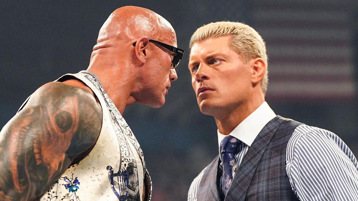 The Rock and Cody Rhodes in an episode of WWE RAW (Photo source: wwe.com)