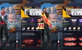 Jackson Gaming vs Action Bolt: किसके Free Fire MAX में बेहतर स्टैट्स हैं?