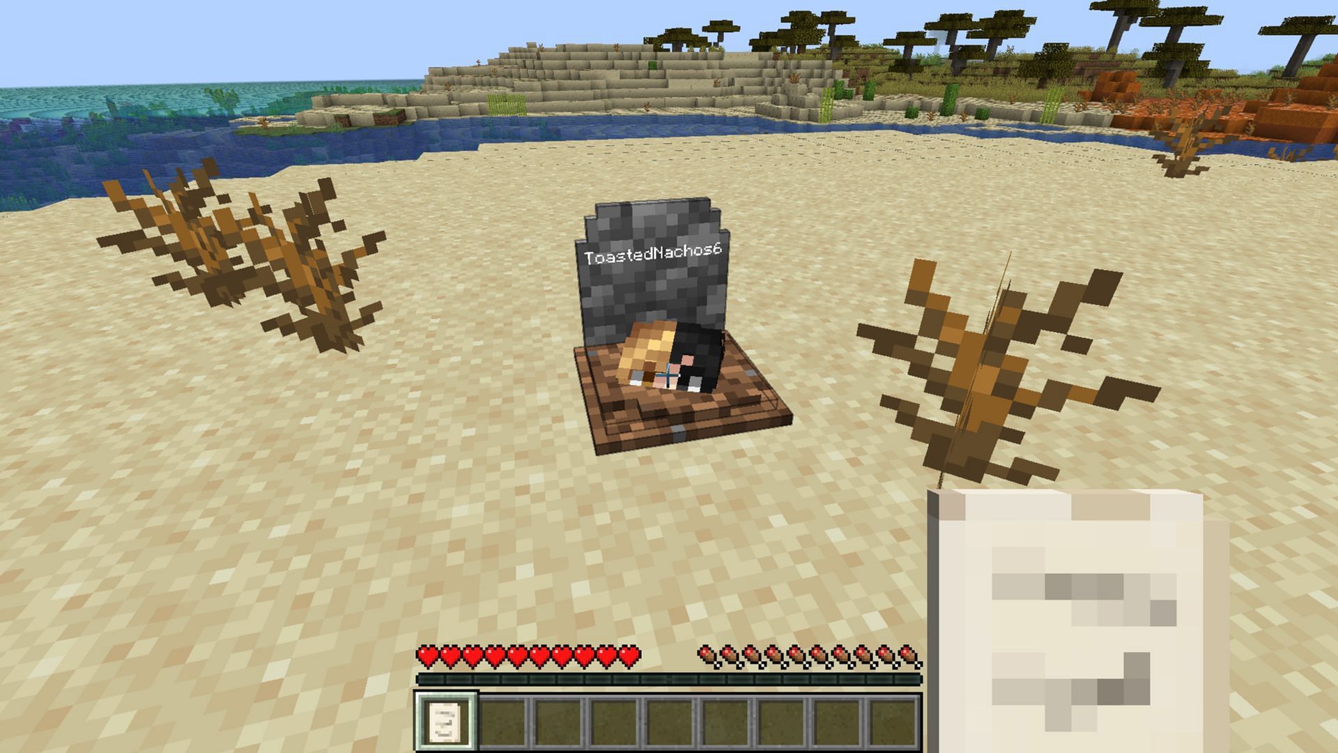 Minecraft Gravestone mod