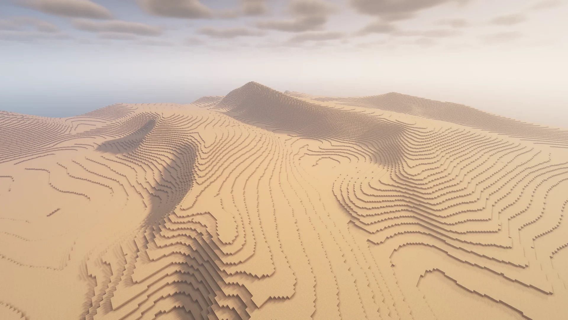 Minecraft sand dunes