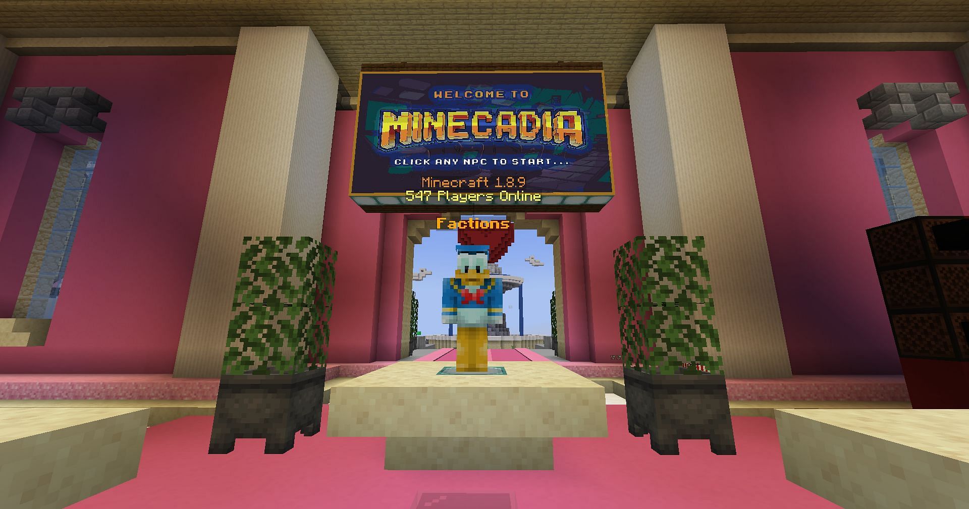 Minecadia is a very popular server (Image via Mojang Studios)