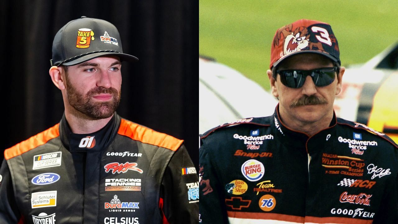 Corey LaJoie and Dale Earnhardt Sr.