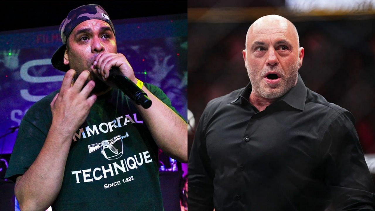 Immortal Technique (Left) and Joe Rogan (Right)