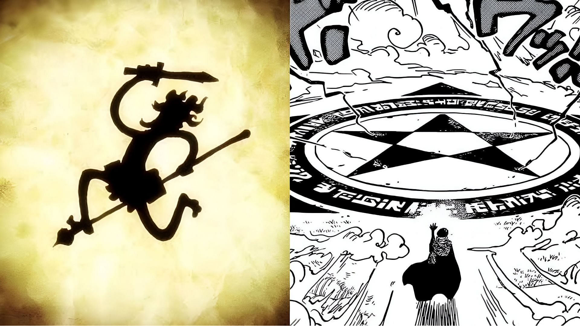 The Abyss Pentagram mark in One Piece chapter 1140 may mark Sun God Nika&rsquo;s enemies (Image via Toei Animation)