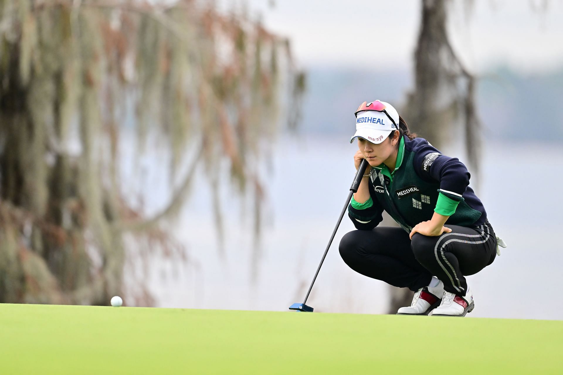 A Lim Kim leads the 2025 HGV Tournament of Champions after the third round (Image via Getty).