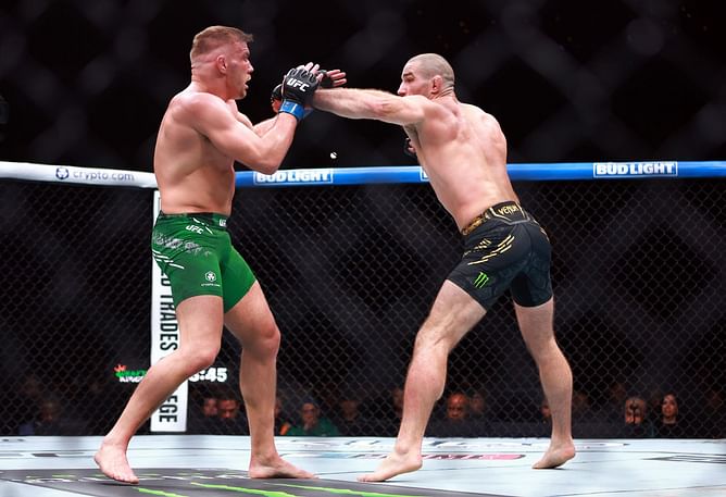 Sean Strickland slams MMA scoring rules for losing first Dricus du Plessis fight via split decision: "This ain’t f*cking collegiate wrestling"