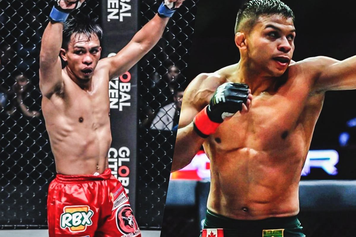 Kevin Belingon (left) and Bibiano Fernandes (right). [Photos from ONE Championship]