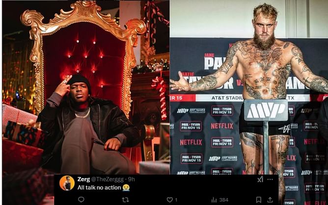 KSI issues bold prediction for potential Jake Paul boxing match, fans react: "Words don't matter"