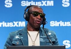 Deion Sanders dumbfounded with co-host's Valentine's Day surprise