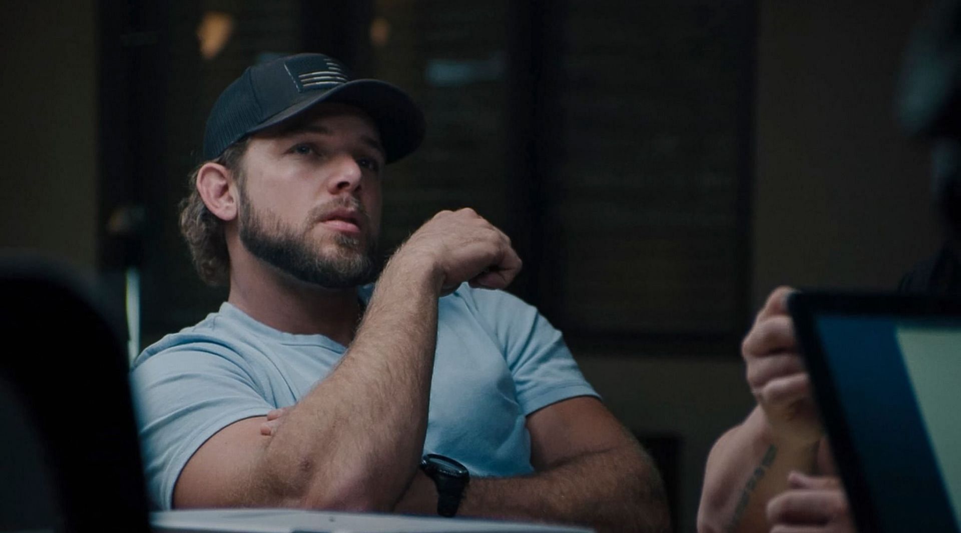 Thieriot as Clay Spenser in SEAL Team (Image via Paramount+)