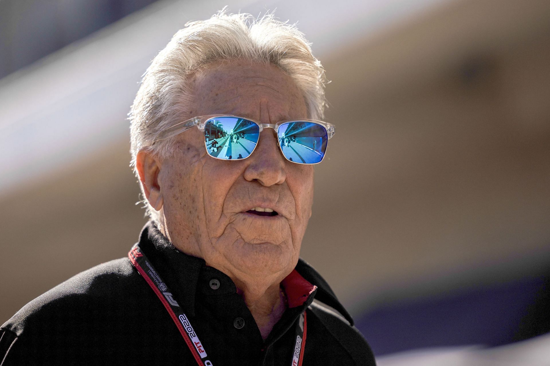 Mario Andretti at the F1 Grand Prix of United States - Source: Getty