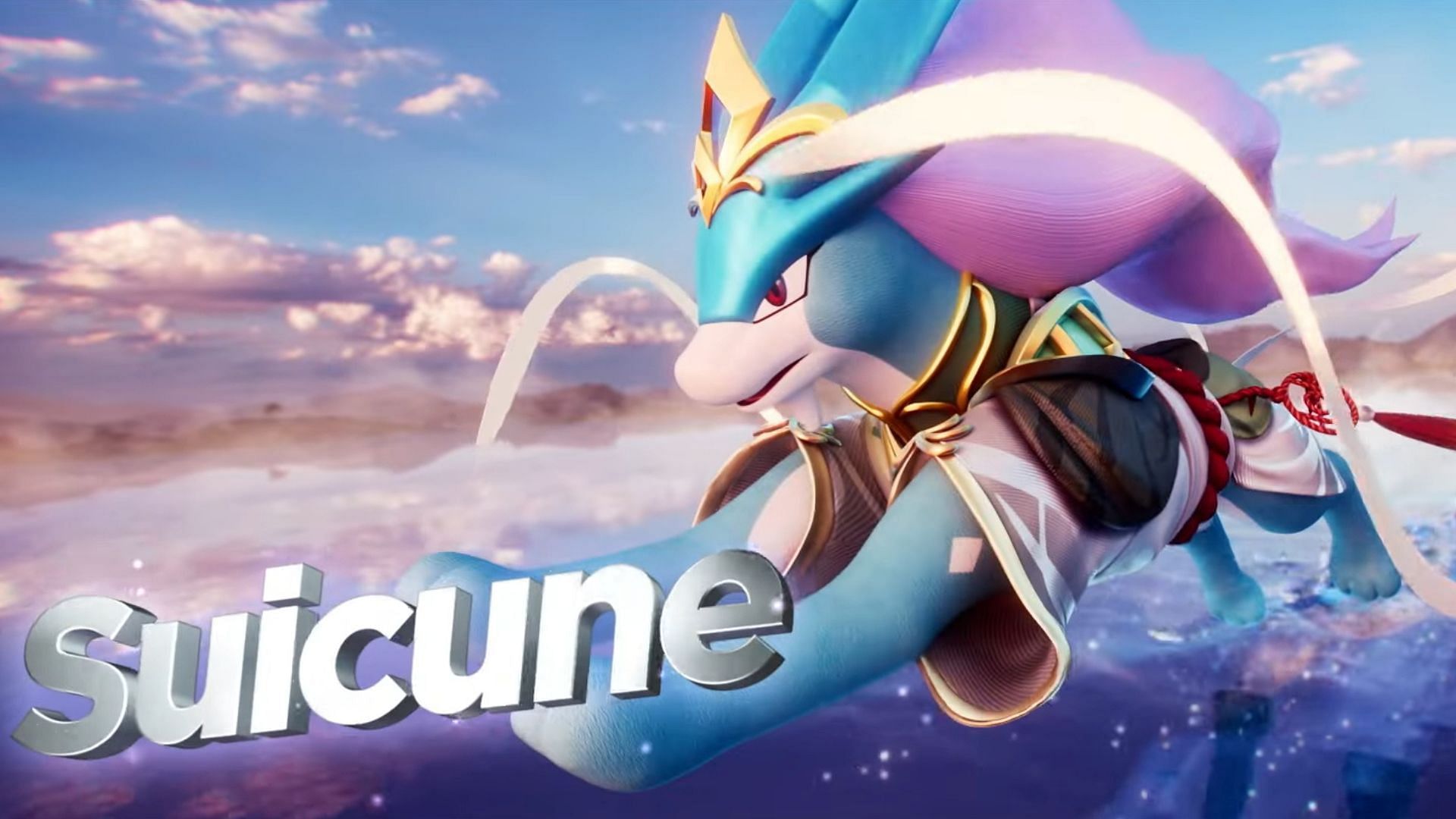 Suicune as seen in the official Pokemon Day announcement (Image via The Pokemon Company)