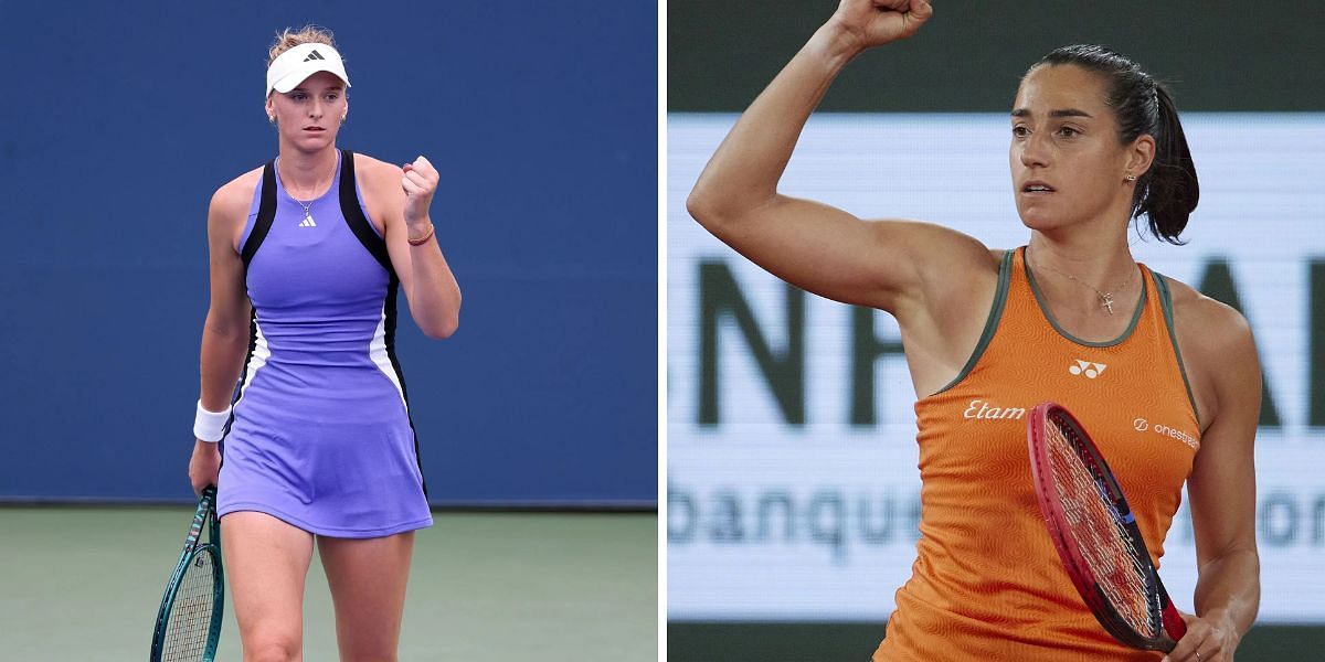 Ashlyn Krueger and Caroline Garcia will be in action oon Day 1 of the Abu Dhabi Open (Image Sources; Getty)