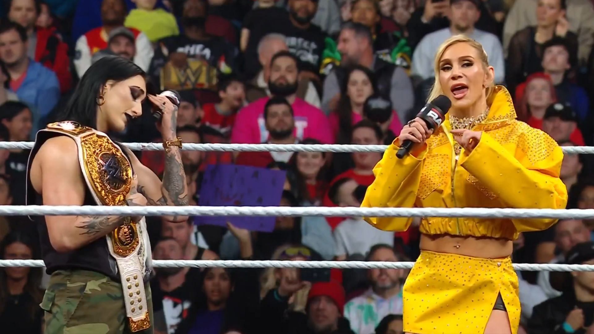 Rhea Ripley (left) and Charlotte Flair (right) [Image Credits: WWE