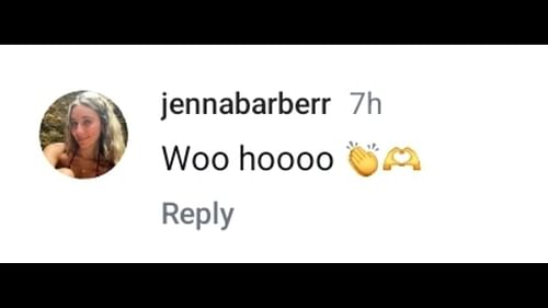 Jenna Barber, Austin Reaves' girlfriend, celebrates the championship won by his brother Spencer. Credit: Kaci Reaves/IG