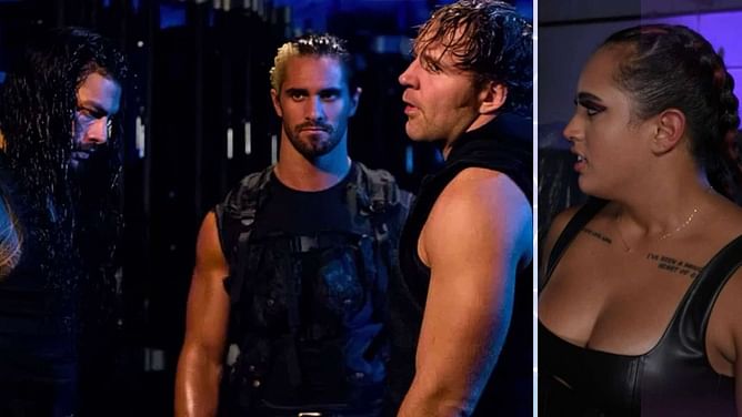 The new 'Shield' take out WWE official backstage; The Rock's daughter Ava left screaming
