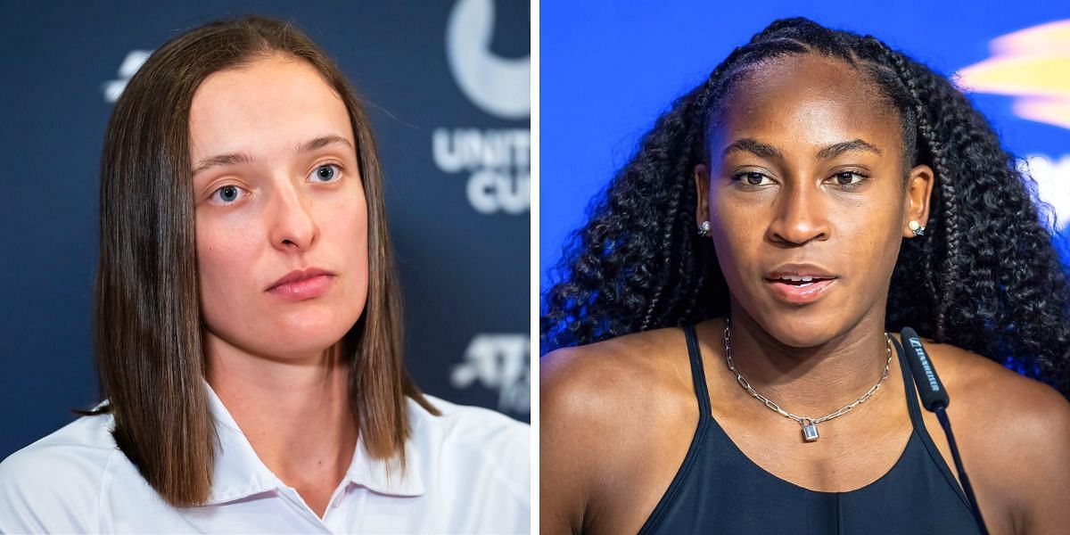 Iga Swiatek (L) &amp; Coco Gauff (R) [Image Source: Getty Images]