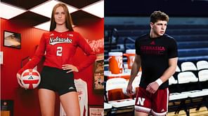 Nebraska Volleyball's Bergen Reilly shares adorable pictures with boyfriend as they celebrate Valentine's Day