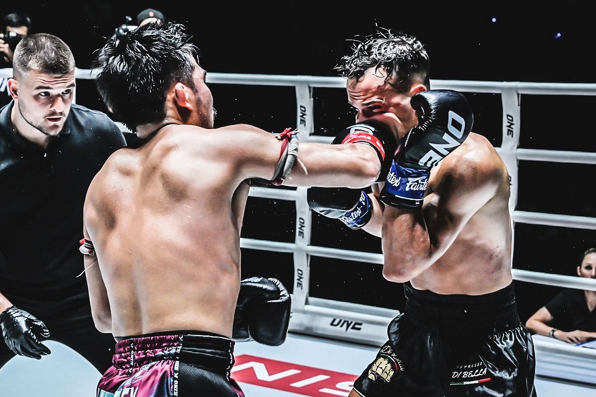 Prajanchai PK Saenchai and Jonathan Di Bella - Photo by ONE Championship