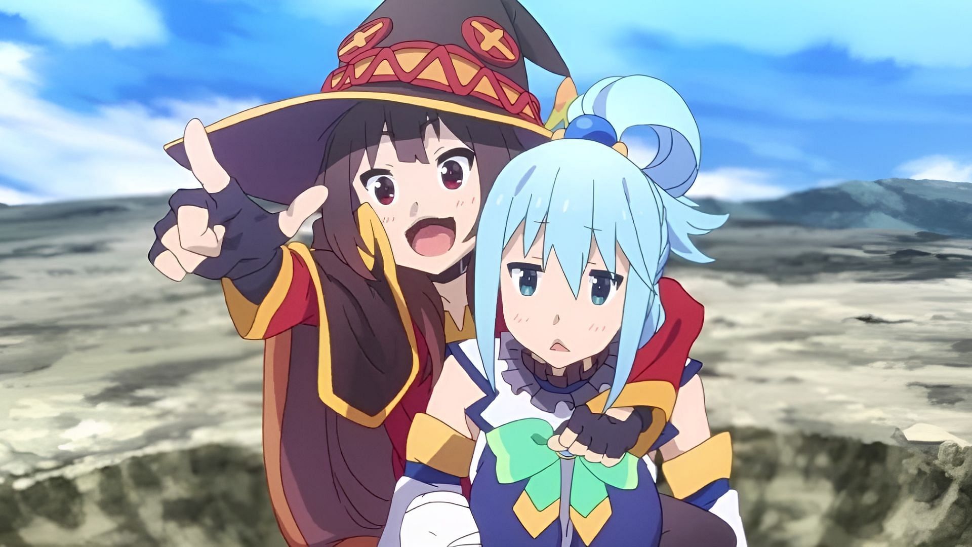 A still from Konosuba (Image via Studio Deen)