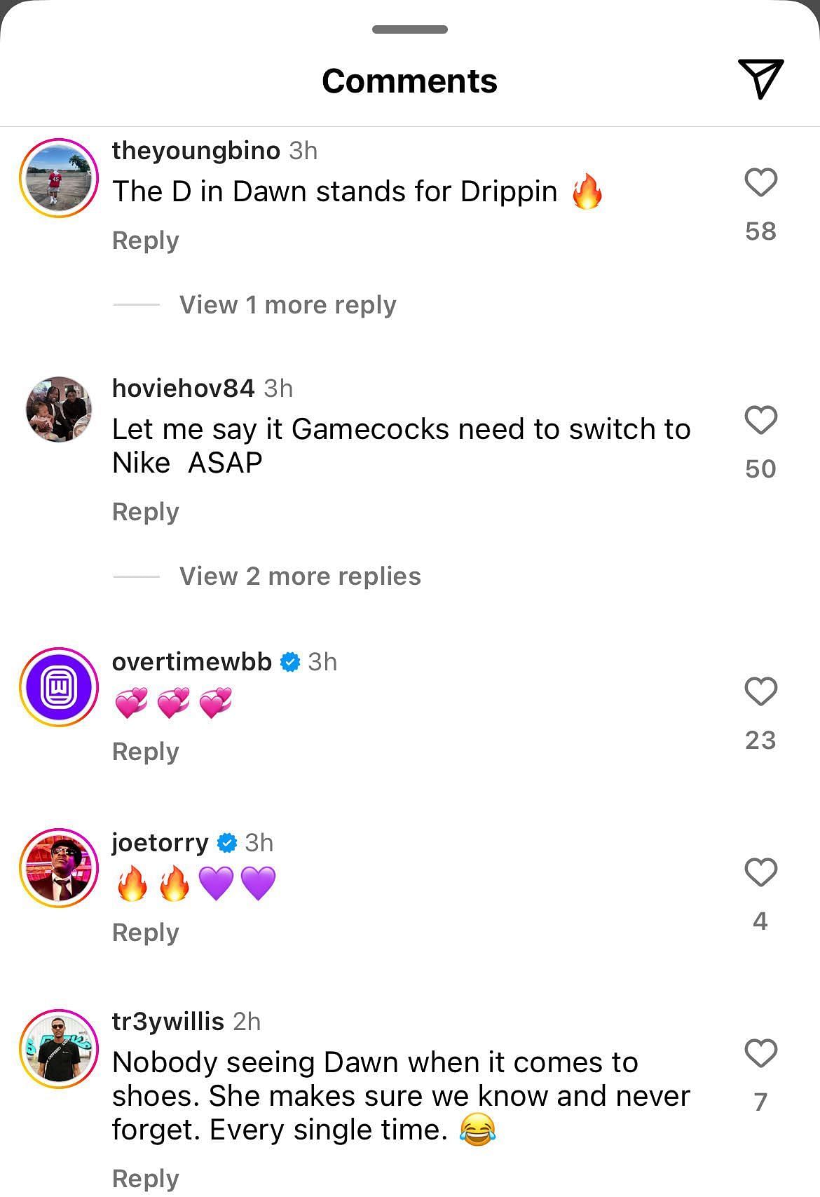 Fans share their thoughts on Dawn Staley wearing A&#039;ja Wilson&#039;s new shoe collaboration with Nike (IG/staley05)