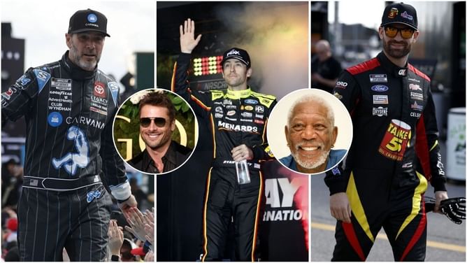 From Morgan Freeman to Tiger Woods, NASCAR drivers including Jimmie Johnson reveal their dream spotters