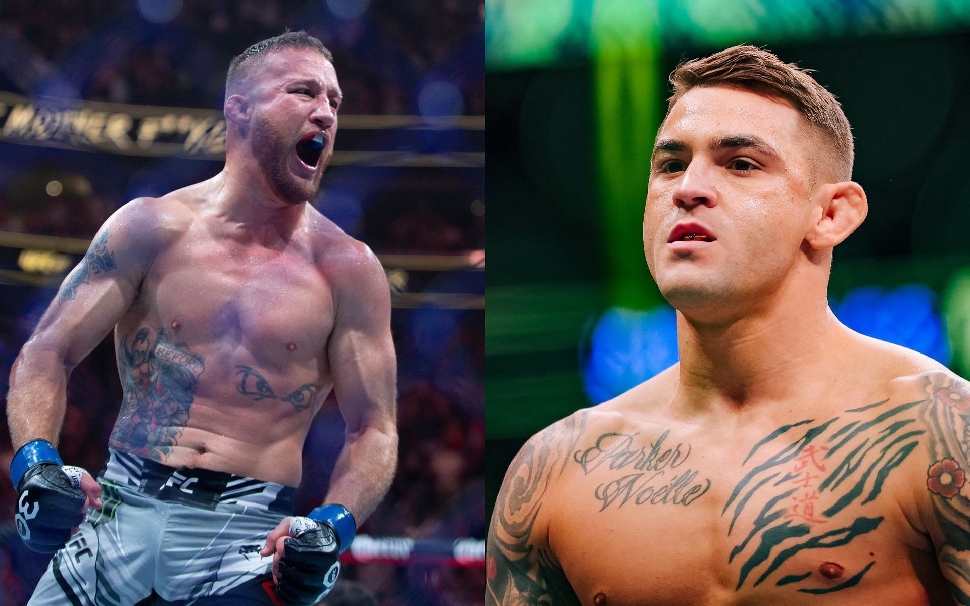 Justin Gaethje; Dustin Poirier