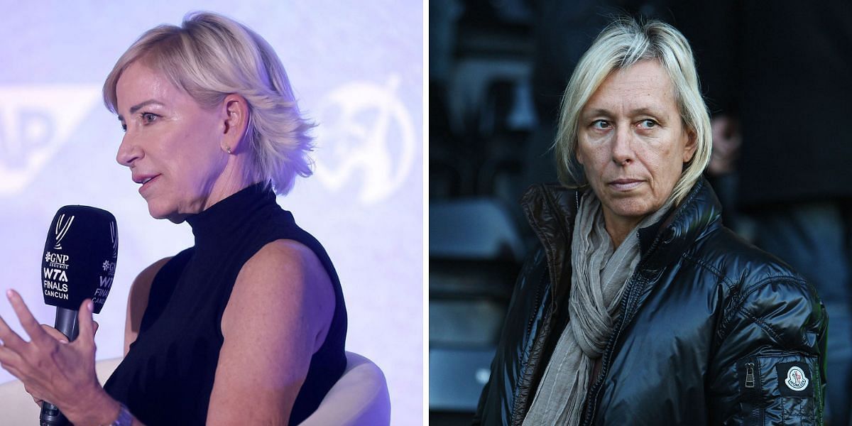 Evert (L), Navratilova (R) - Source: Getty