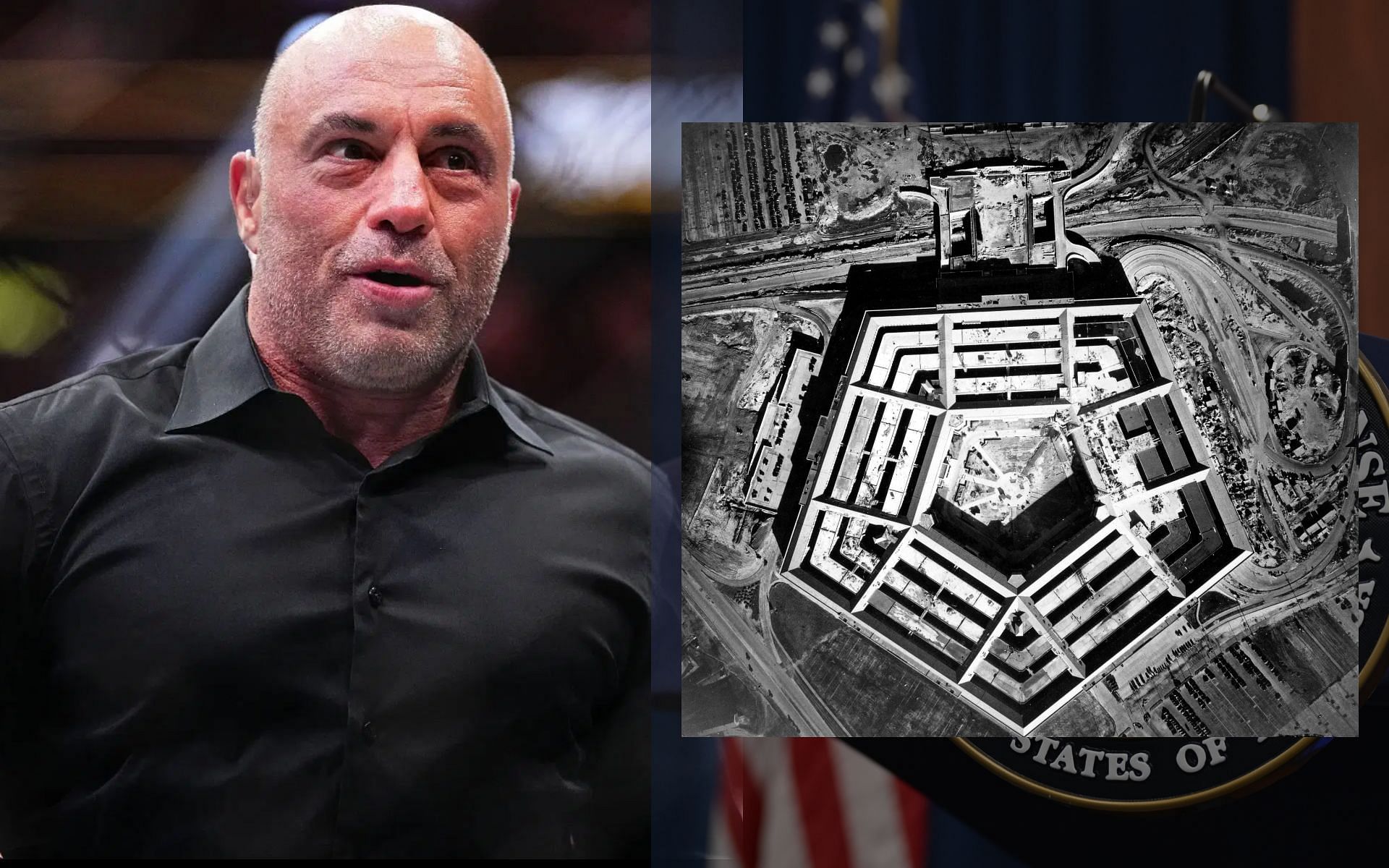 Joe Rogan podcast guest talks DOGE work exposing Pentagon. [Images courtesy: Getty]