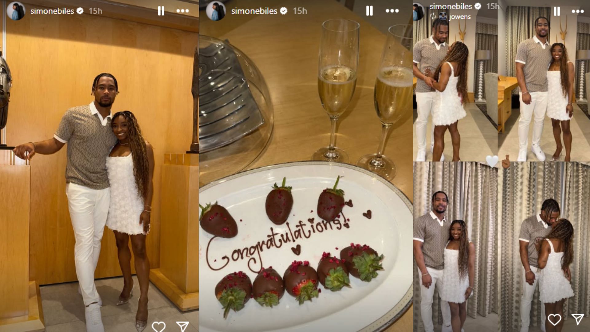 Additional photos from the couple&#039;s dinner in South Africa. (Photos via Instagram)