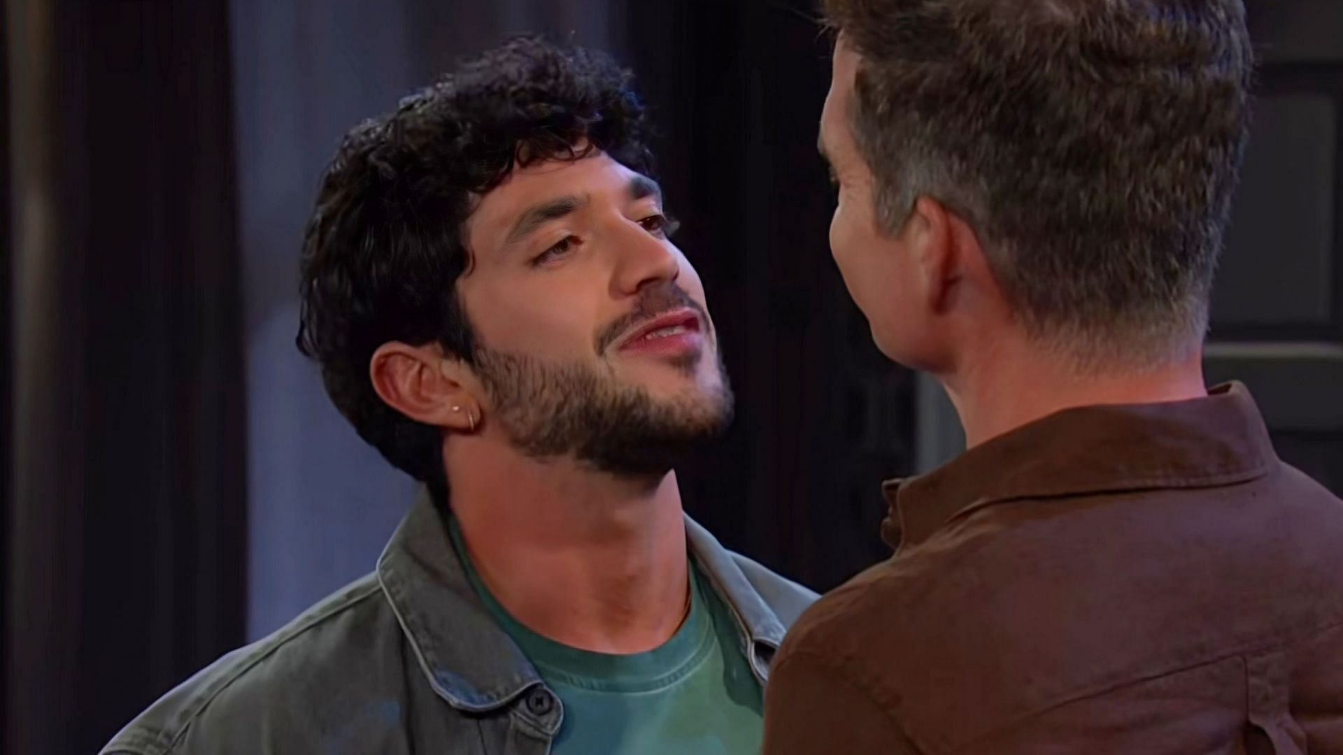 Javi Hernandez with Leo Stark in a still from Days of Our Lives (Image via @dayspeacock / Instagram)