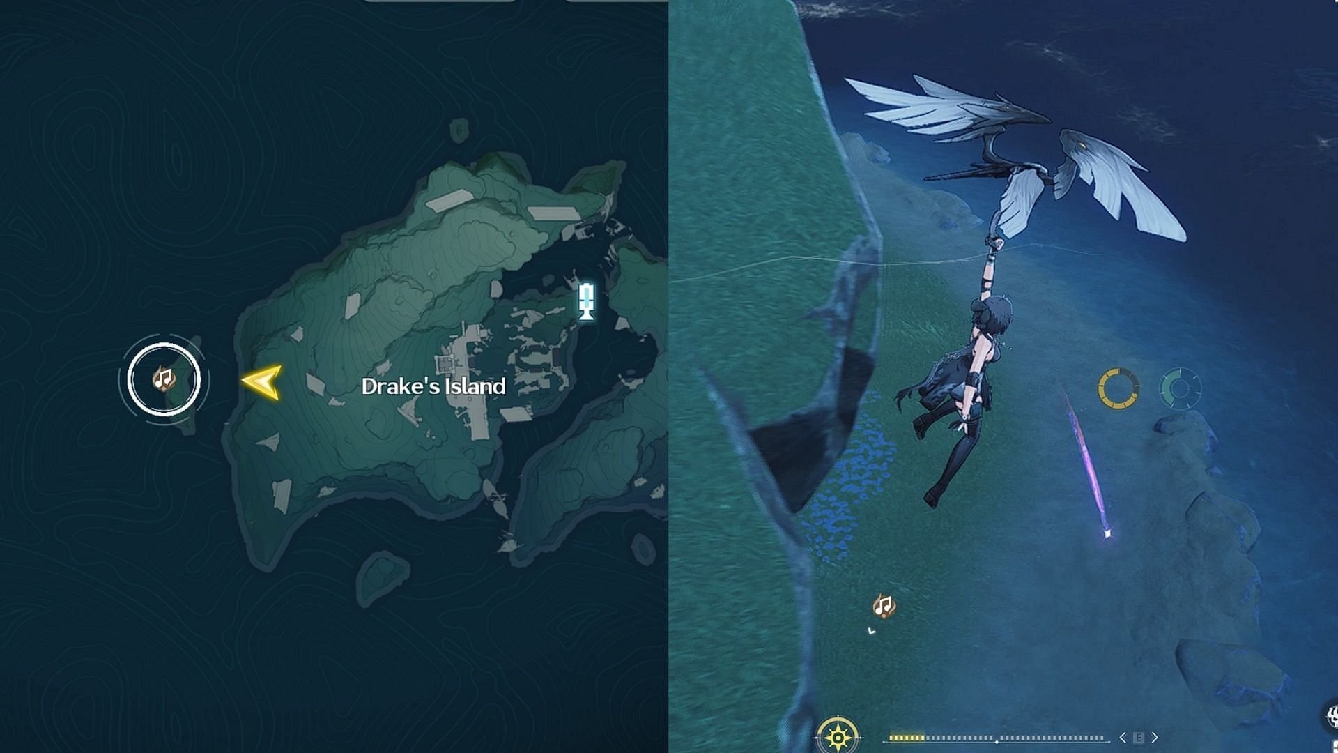 Musicfly on Drake&#039;s Island (Image via Sportskeeda Gaming/Kuro Games)