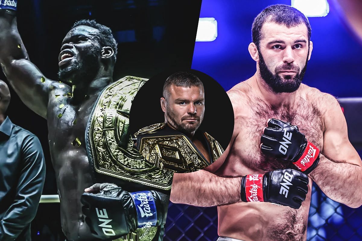 Oumar &lsquo;Reug Reug&rsquo; Kane, Anatoly Malykhin, Shamil Erdogan - Photo by ONE Championship