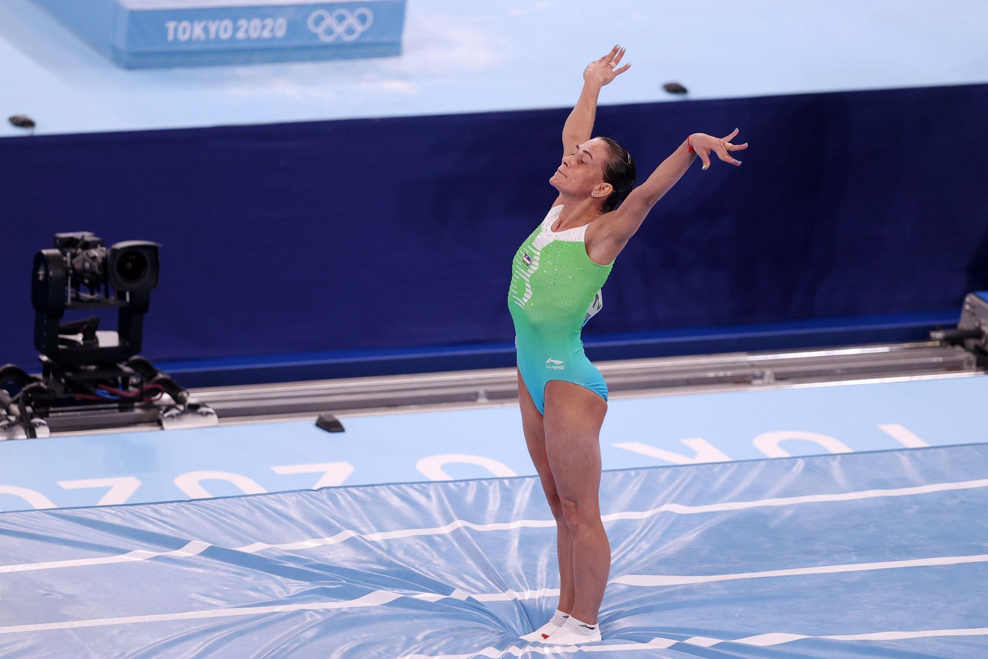 Oksana Chusovitina at Tokyo Olympics (Photo: Getty Images)