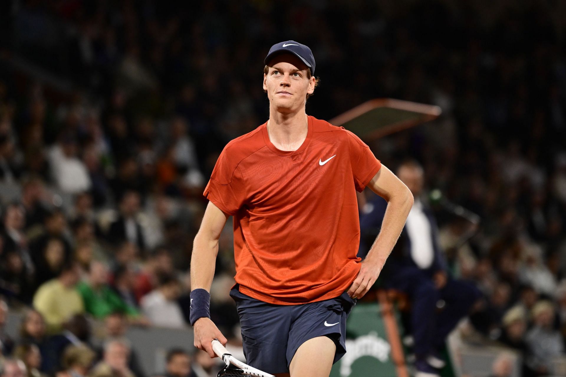 Jannik Sinner at the 2024 French Open - Source: Getty