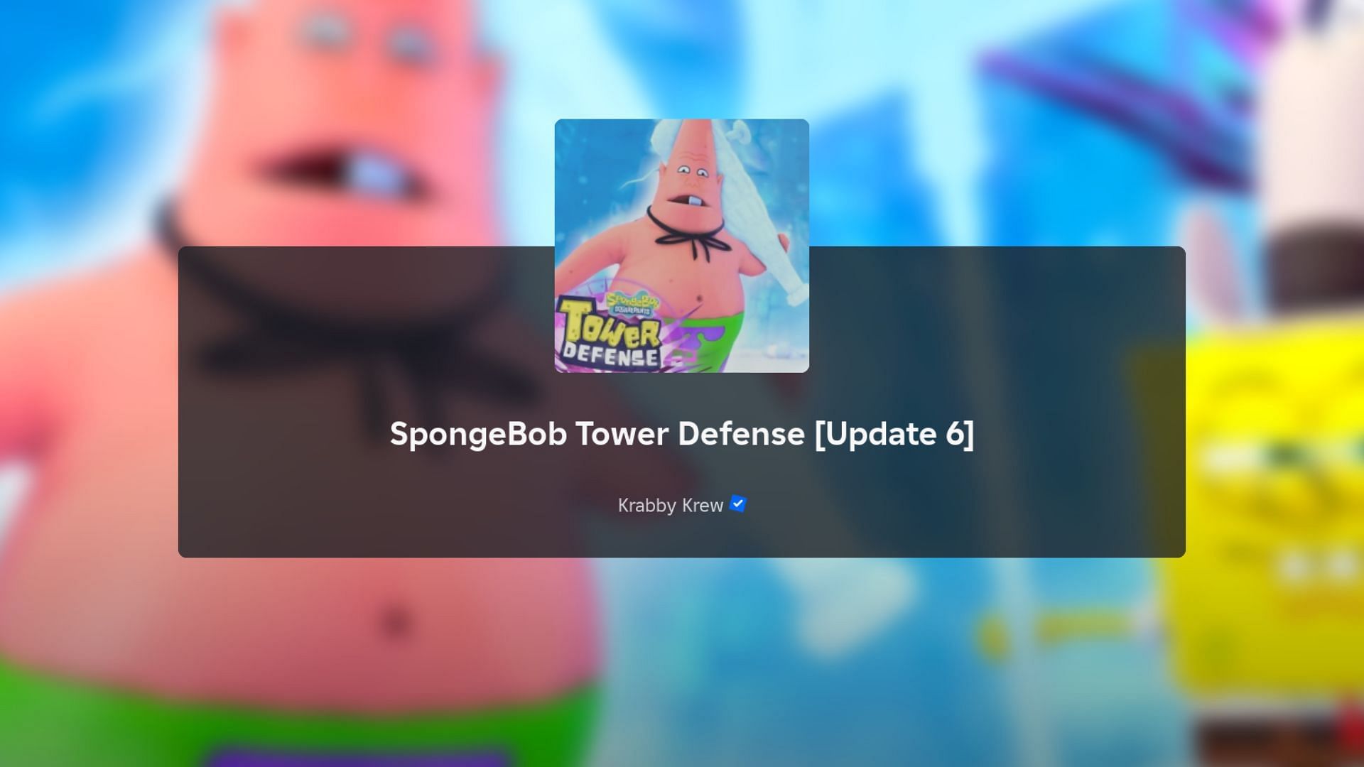 SpongeBob Tower Defense