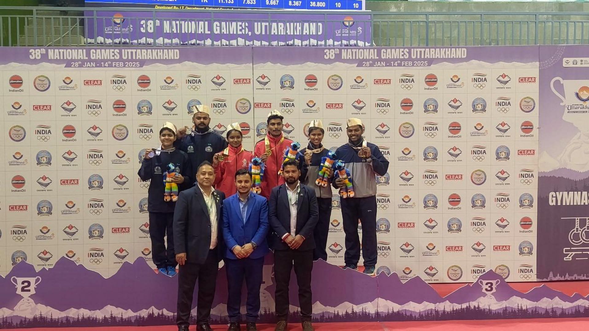 National Games 2025 Gymnastics: Maharashtra gymnasts dominate on Day 5; win a total of seven medals (Image via National Games)