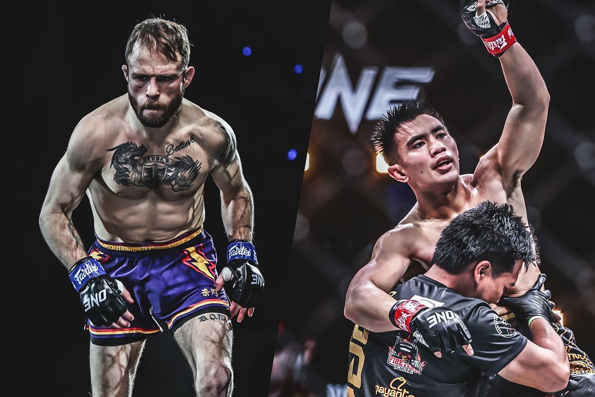 Jarred Brooks (left) and Joshua Pacio (right). [Photos from ONE Championship]