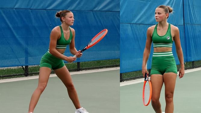 Who is Anna Frey? Meet the viral TikTok sensation and high school tennis star committed to UNC Tar Heels