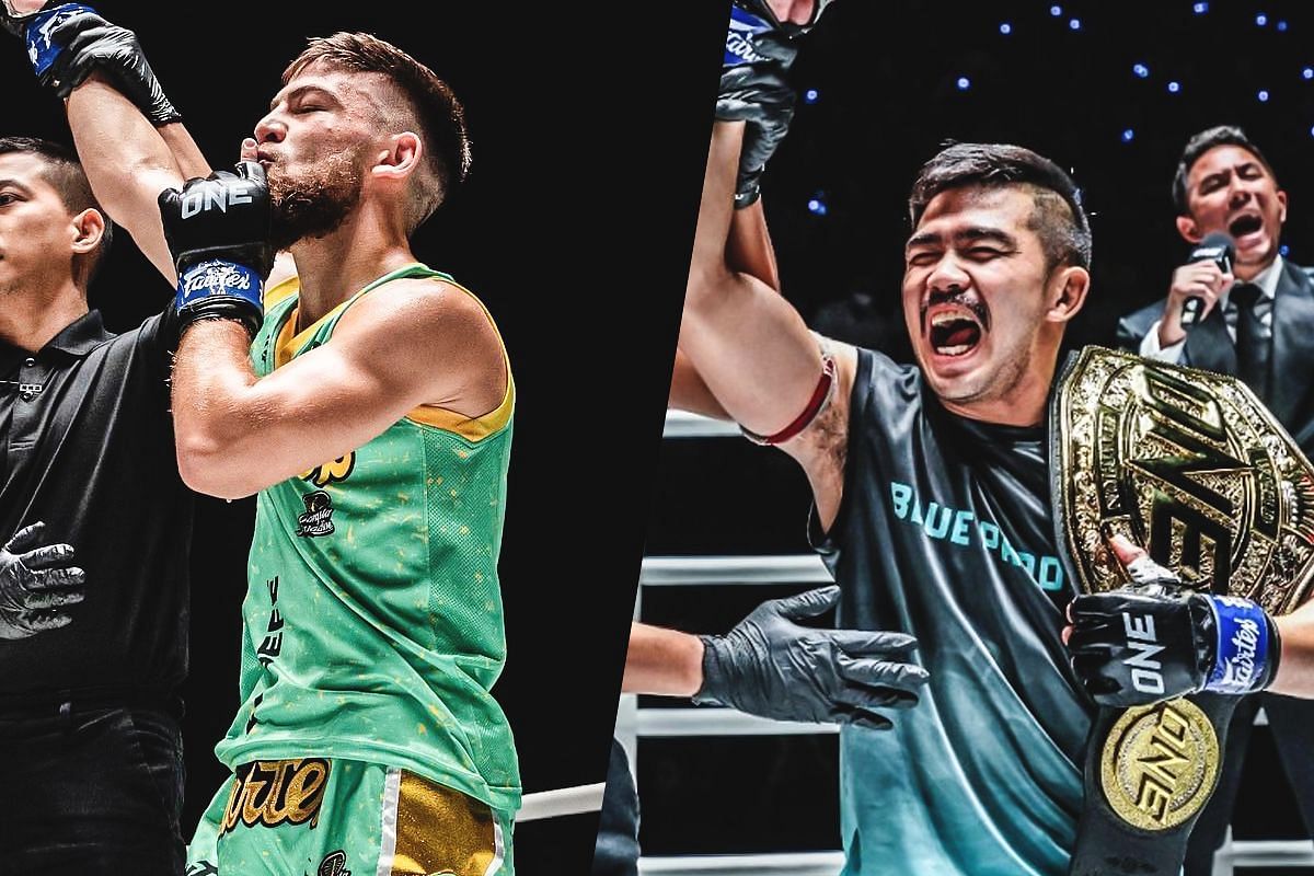 Ellis Badr Barboza (left) and Prajanchai (right) | Image credit: ONE Championship