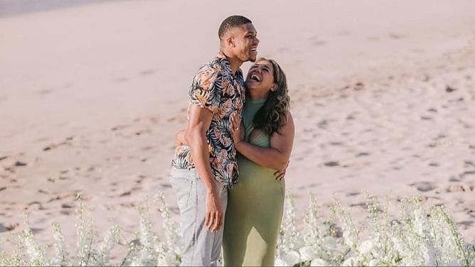 Giannis Antetokounmpo's wife Mariah drops 3-word reaction as she links up with teammate’s partner for galentine’s bash