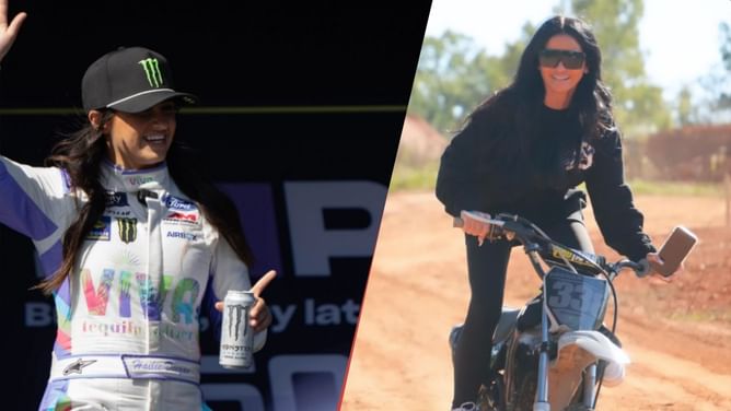 "I've no idea how we made all this fit": Hailie Deegan's mom Marissa reflects on packed private flight back to Florida