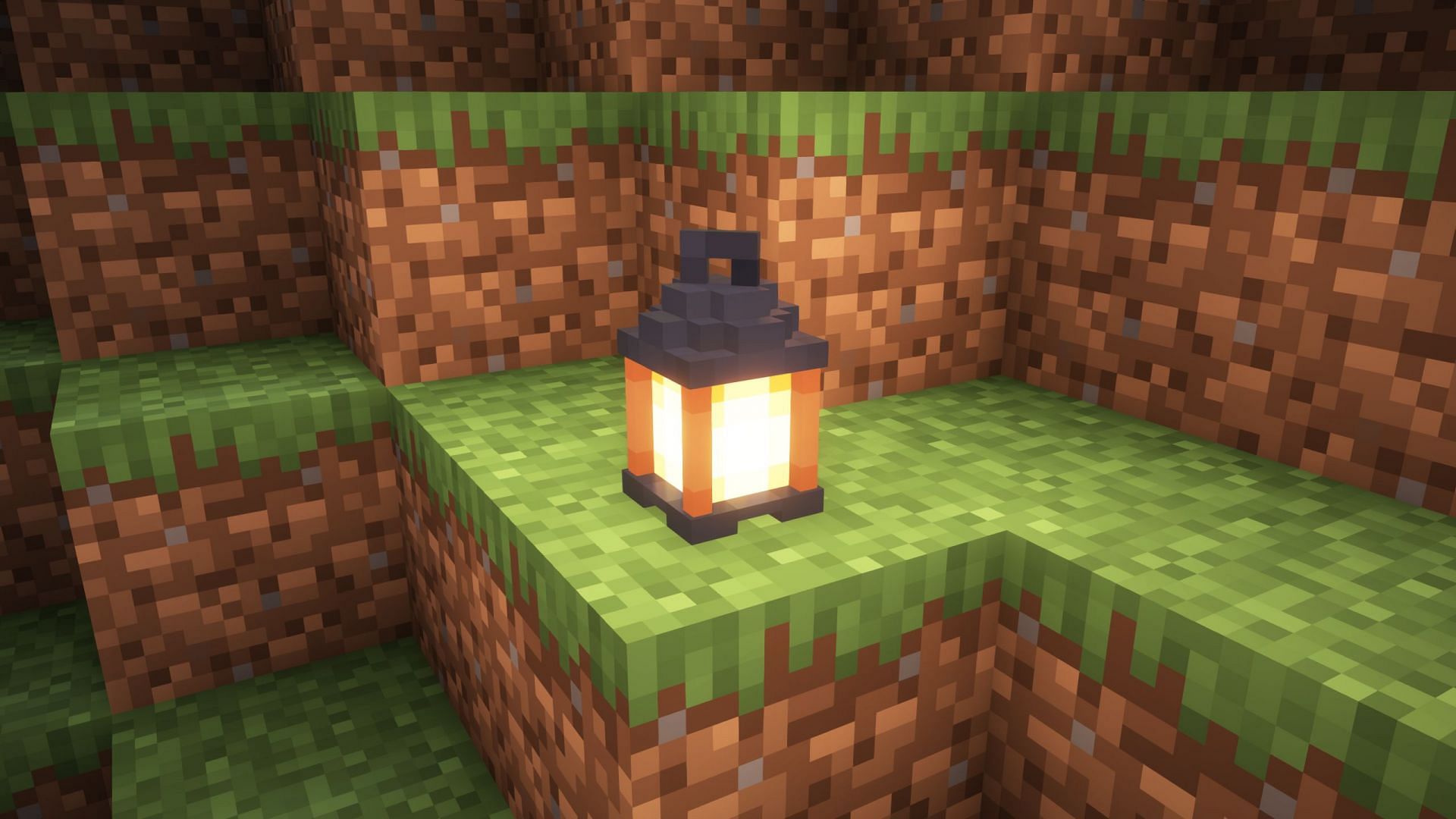 Lanterns will have a much more detailed 3D model with this resource pack (Image via Sportskeeda Gaming/Mojang)