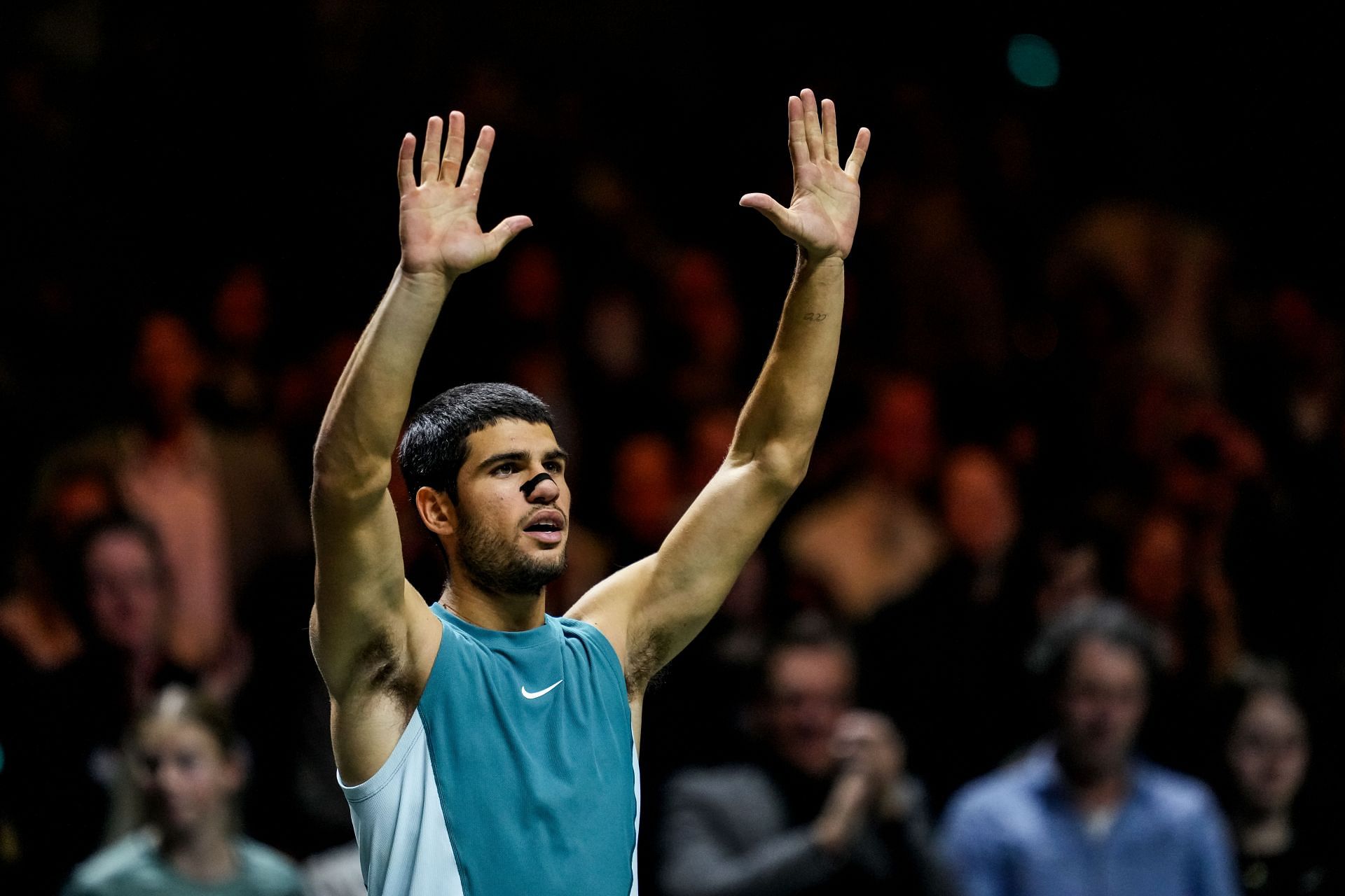 Carlos Alcaraz at the ABN AMRO Open (Source: Getty)