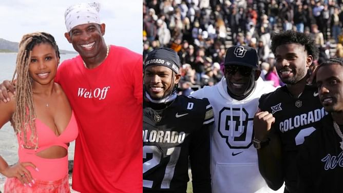 "Them Sanders men" - Deion Sanders's daughter Deiondra Sanders gushes over father & brothers as they steal the show on NFL honors red carpet