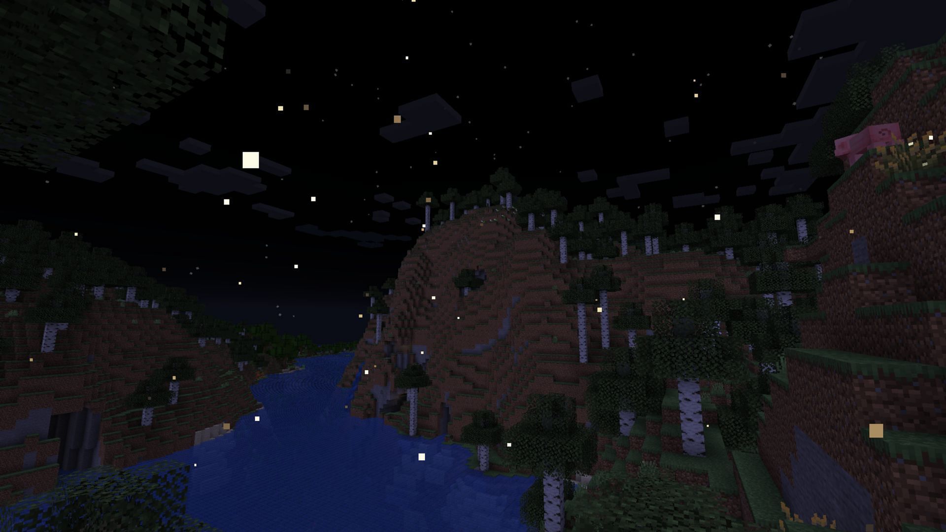 The firefly bush in Minecraft adds a new level of visual detail to the game (Image via Mojang Studios)