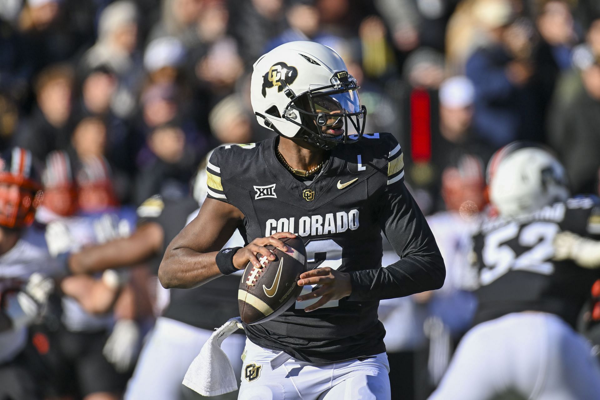 COLLEGE FOOTBALL: Colorado Buffaloes QB Shedeur Sanders - Source: Getty