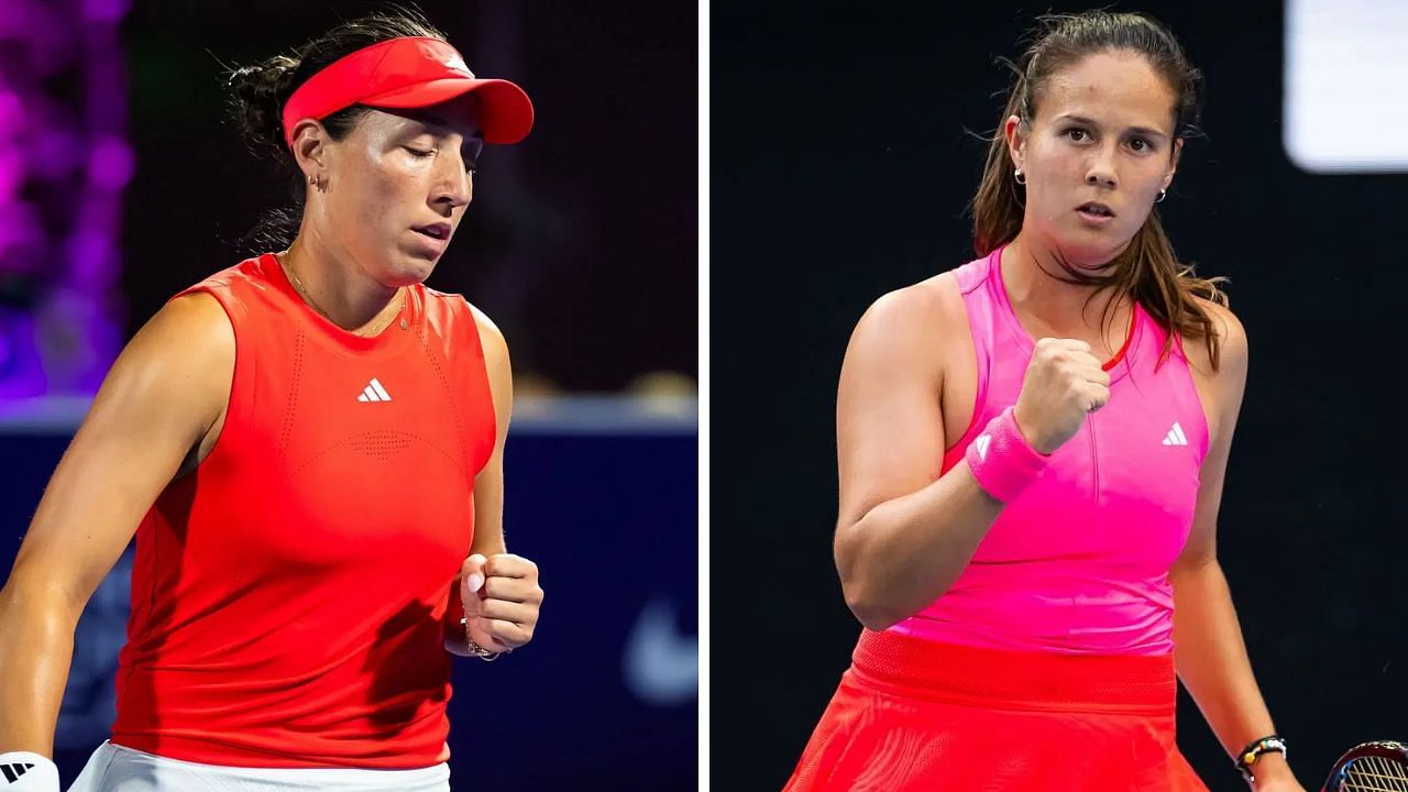 Jessica Pegula and Daria Kasatkina (Source: Getty)