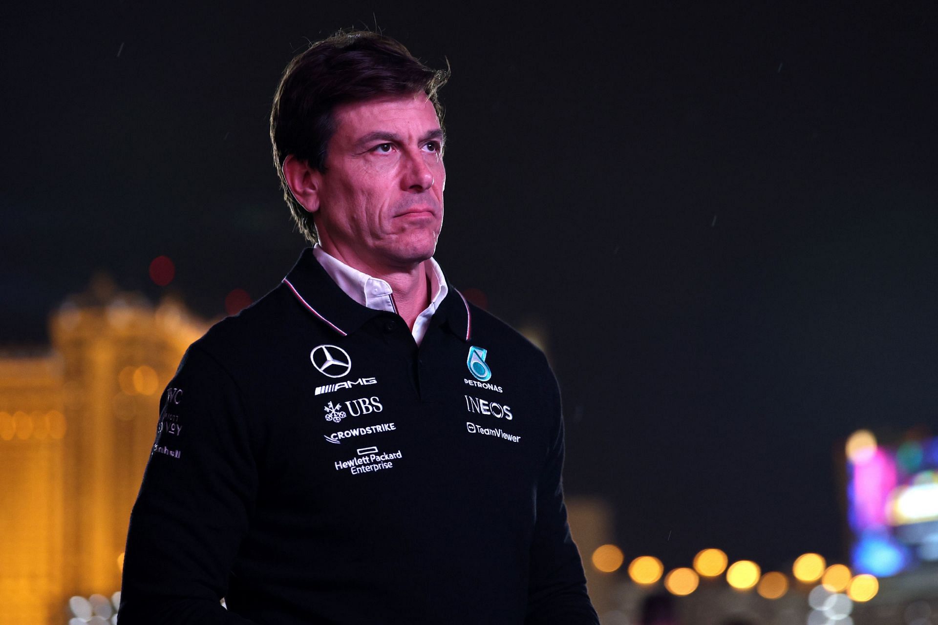 Toto Wolff at the 2023 Las Vegas Grand Prix - Source: Getty