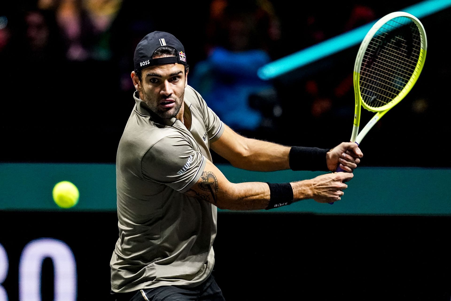 Matteo Berrettini at the ABN AMRO Open 2025. (Photo: Getty)